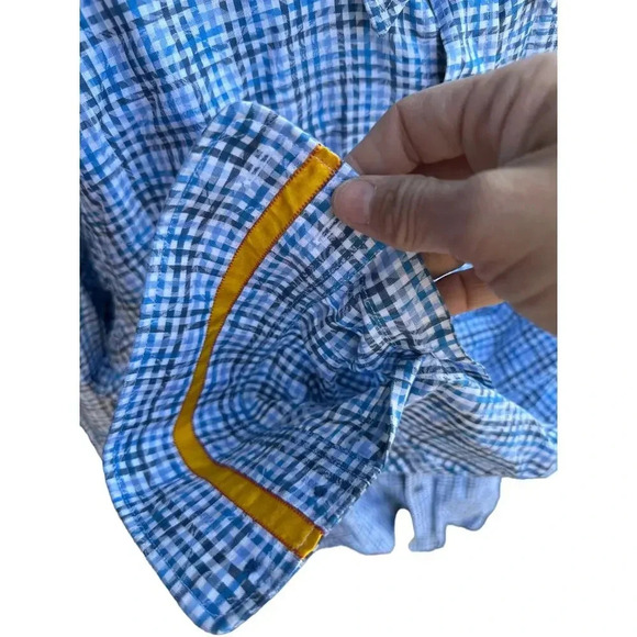 Robert Graham Men's Blue Plaid Pattern Long Sleeves Button Down Shirt Size XL - Picture 2 of 8